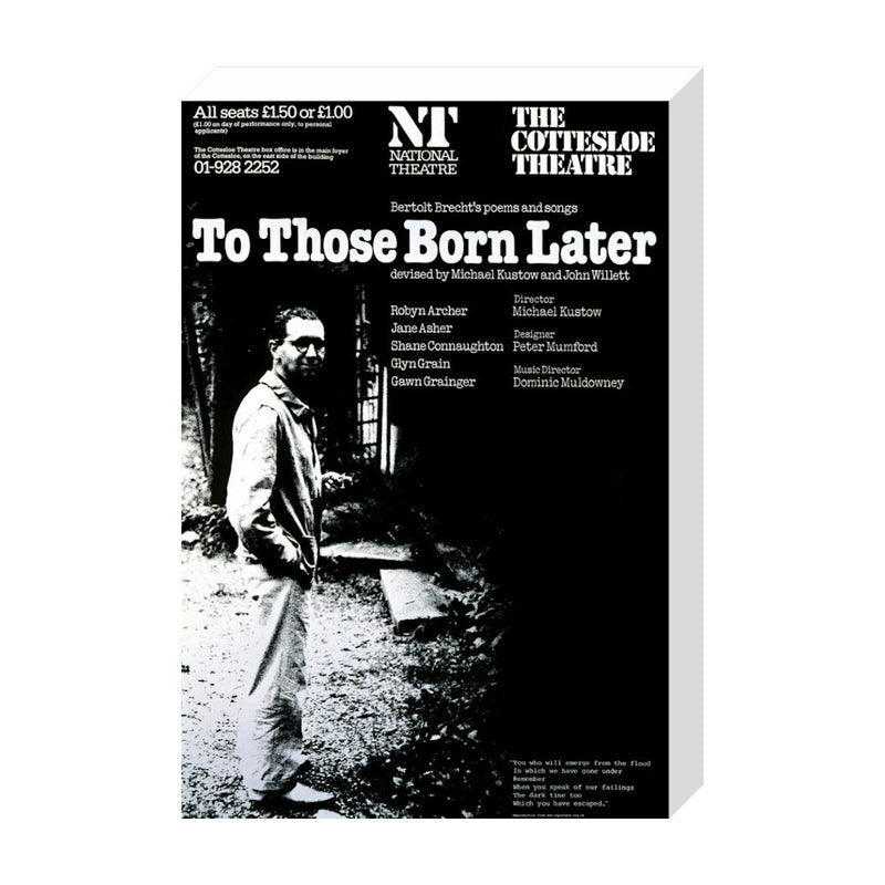 To Those Born Later 1977 Print