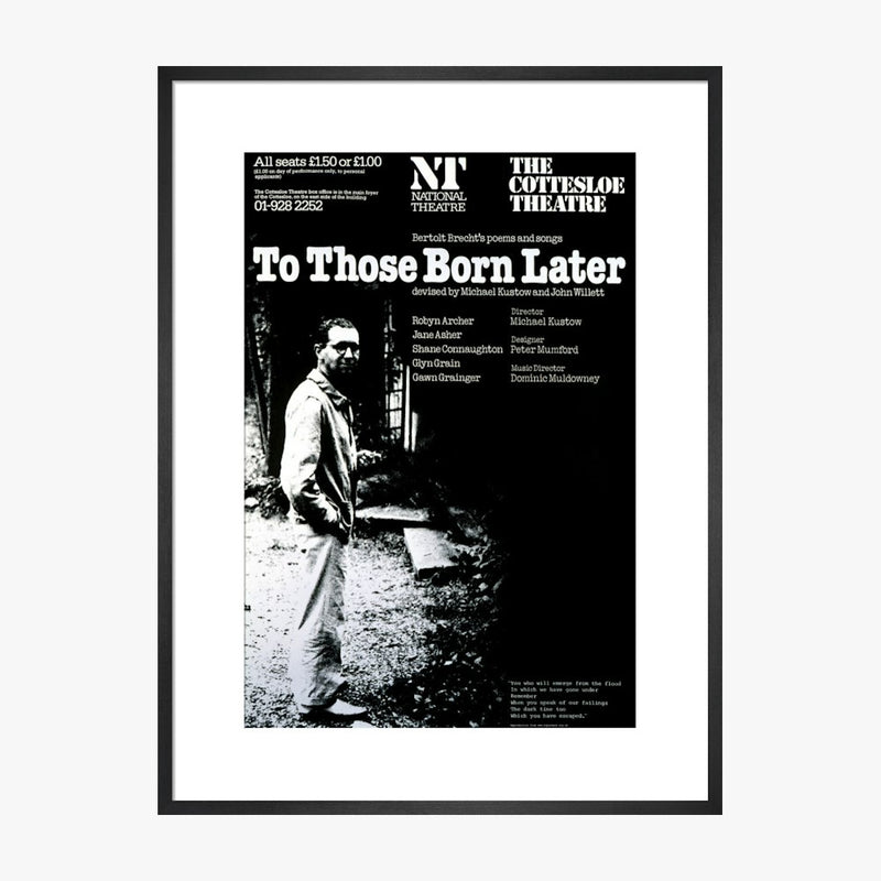 To Those Born Later 1977 Print