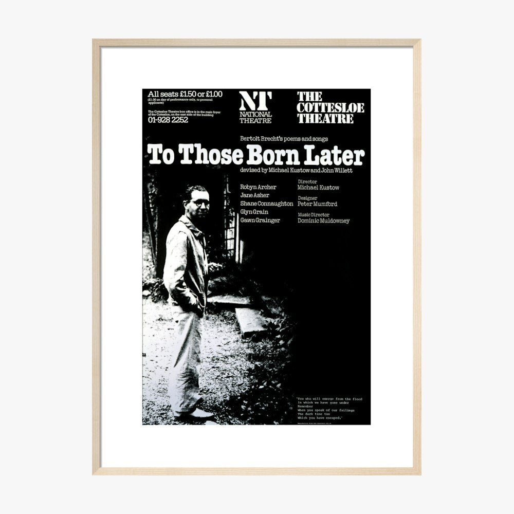 To Those Born Later 1977 Print