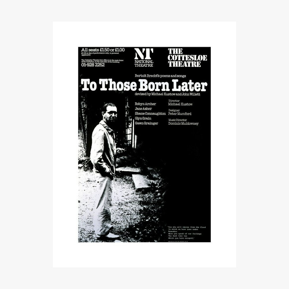 To Those Born Later 1977 Print