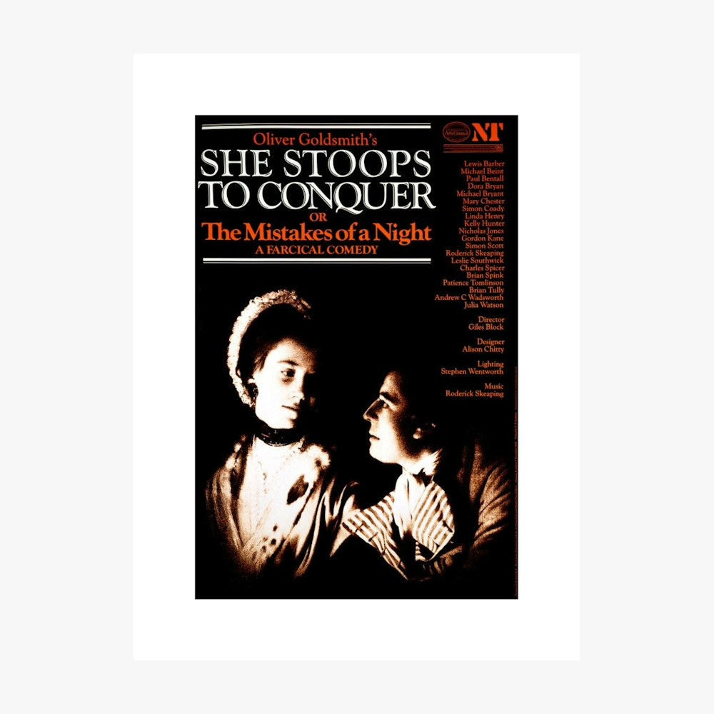 She Stoops to Conquer 1984 Print