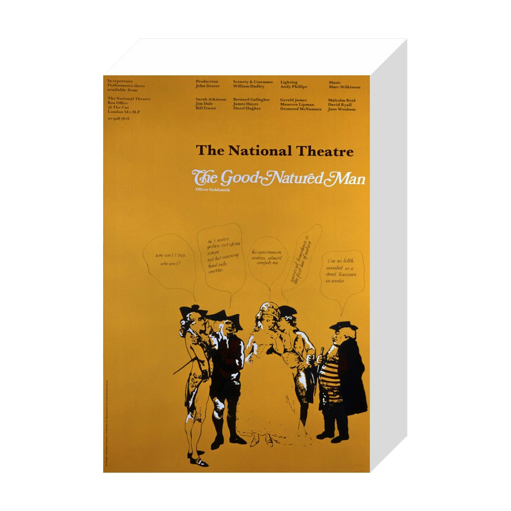 The Good-Natur'd Man 1971 Print