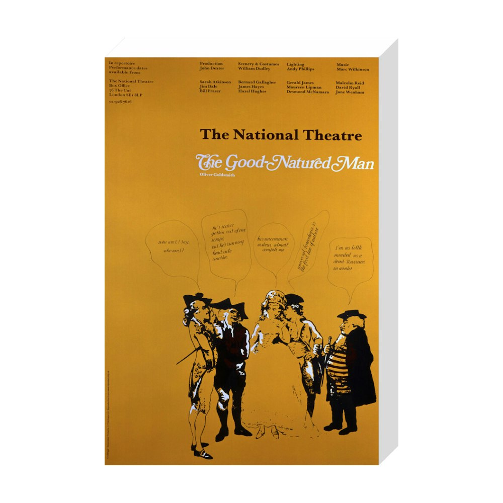 The Good-Natur'd Man 1971 Print