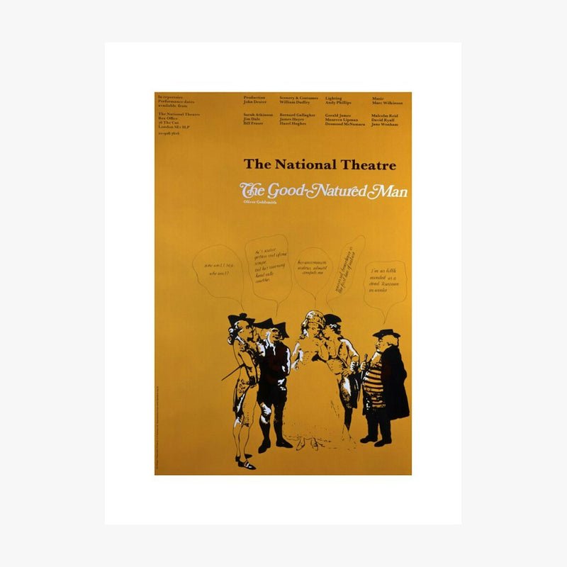 The Good-Natur'd Man 1971 Print