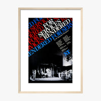 For Services Rendered 1979 Print