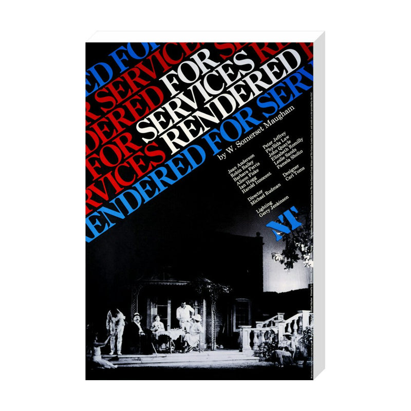 For Services Rendered 1979 Print