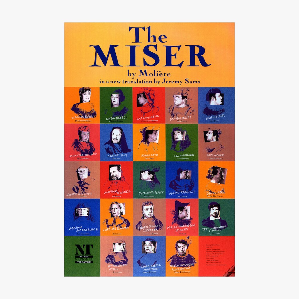 Famous Miser The Miser 1991 Print – National Theatre Shop