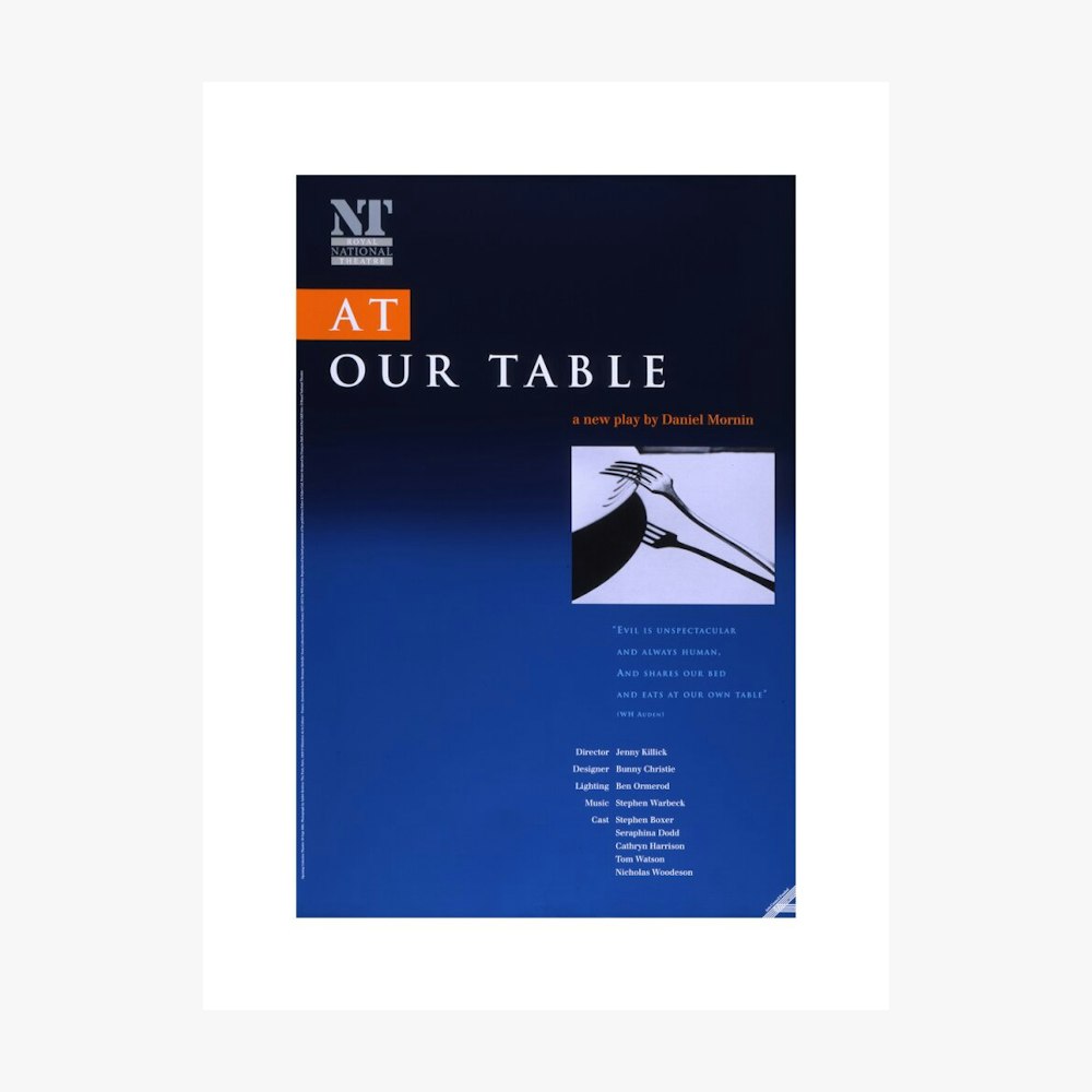 At Our Table 1991 Print