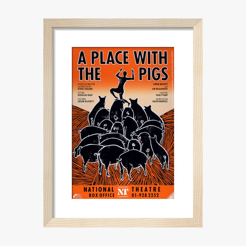A Place with the Pigs 1988 Print