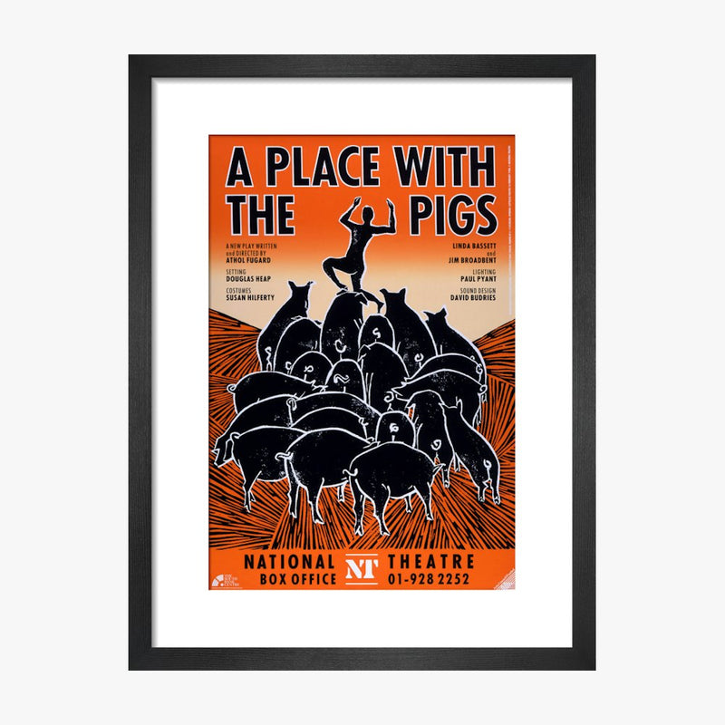 A Place with the Pigs 1988 Print