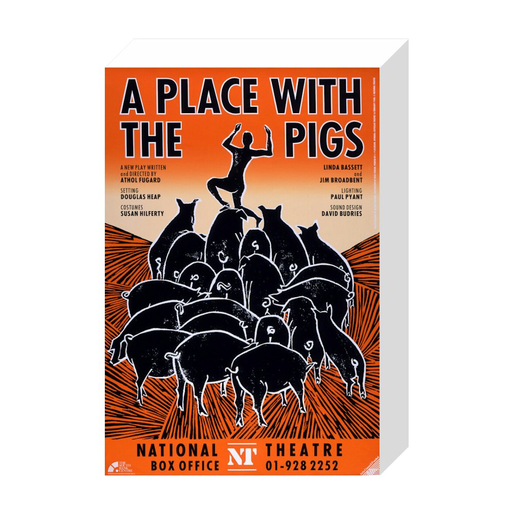 A Place with the Pigs 1988 Print