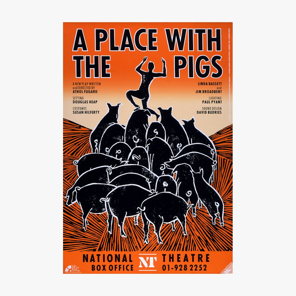 A Place with the Pigs 1988 Print