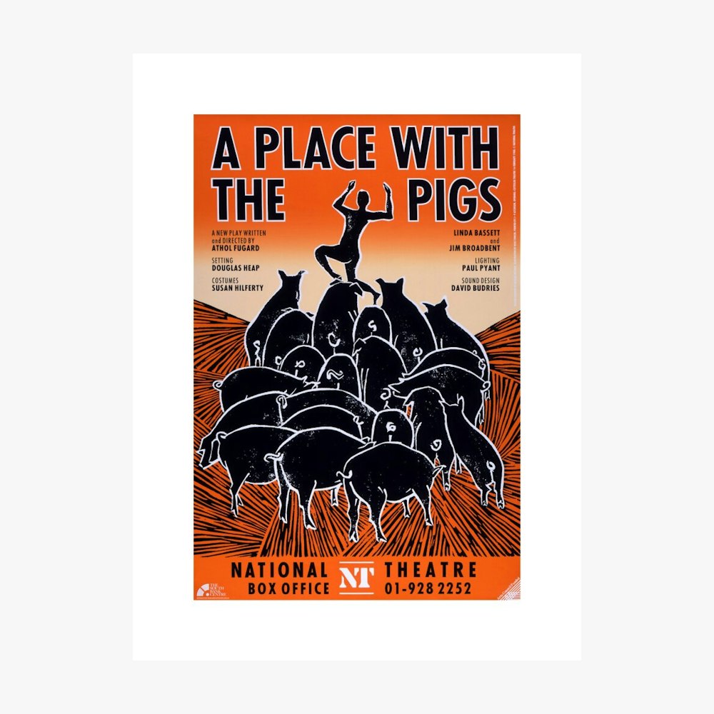 A Place with the Pigs 1988 Print