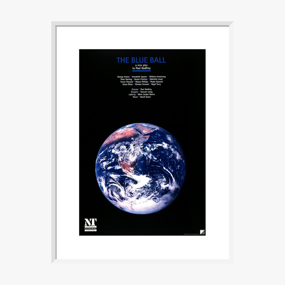 The Blue Ball 1995 Print