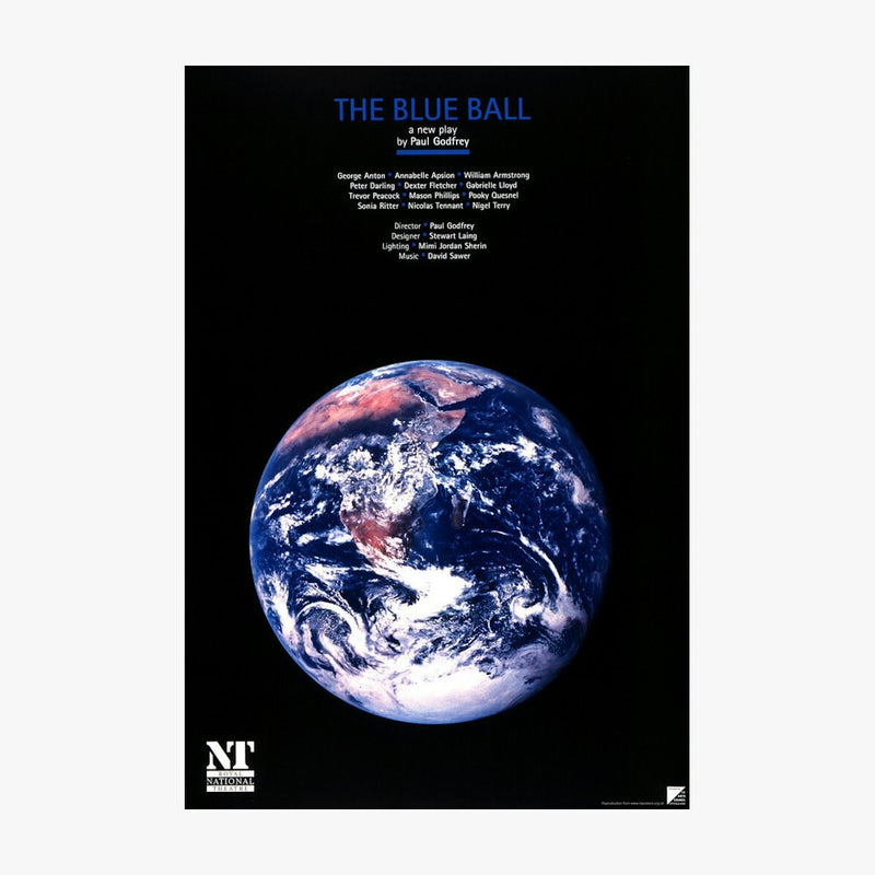 The Blue Ball 1995 Print