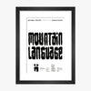 Mountain Language 1988 Print