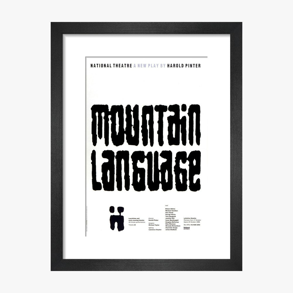Mountain Language 1988 Print