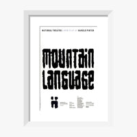 Mountain Language 1988 Print