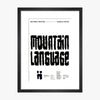 Mountain Language 1988 Print
