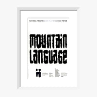 Mountain Language 1988 Print