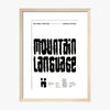 Mountain Language 1988 Print