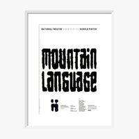 Mountain Language 1988 Print