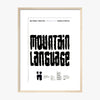 Mountain Language 1988 Print