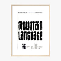Mountain Language 1988 Print