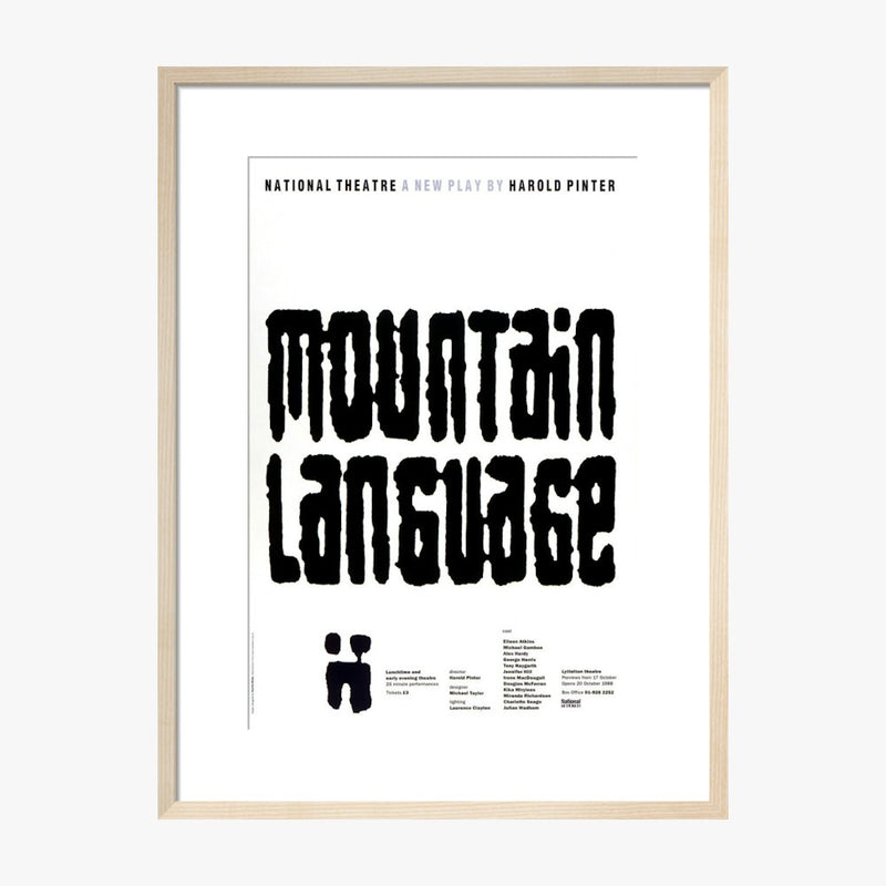 Mountain Language 1988 Print