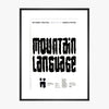 Mountain Language 1988 Print