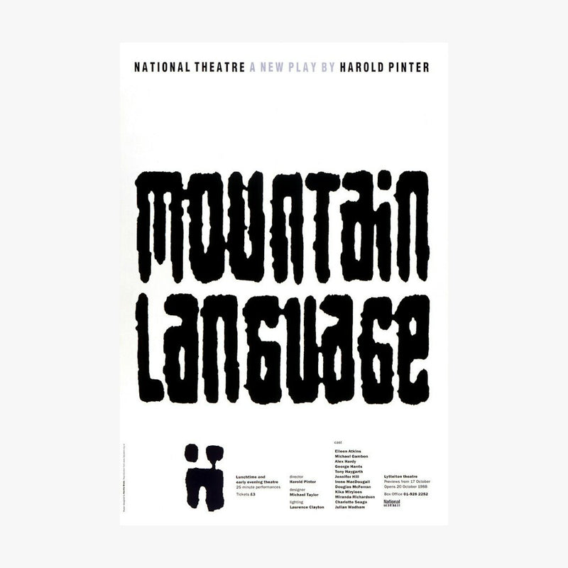 Mountain Language 1988 Print