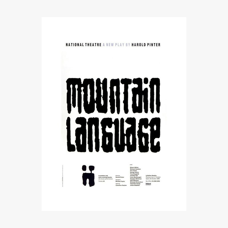 Mountain Language 1988 Print