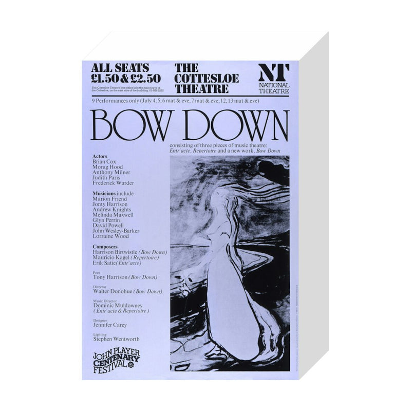 Bow Down 1977 Print