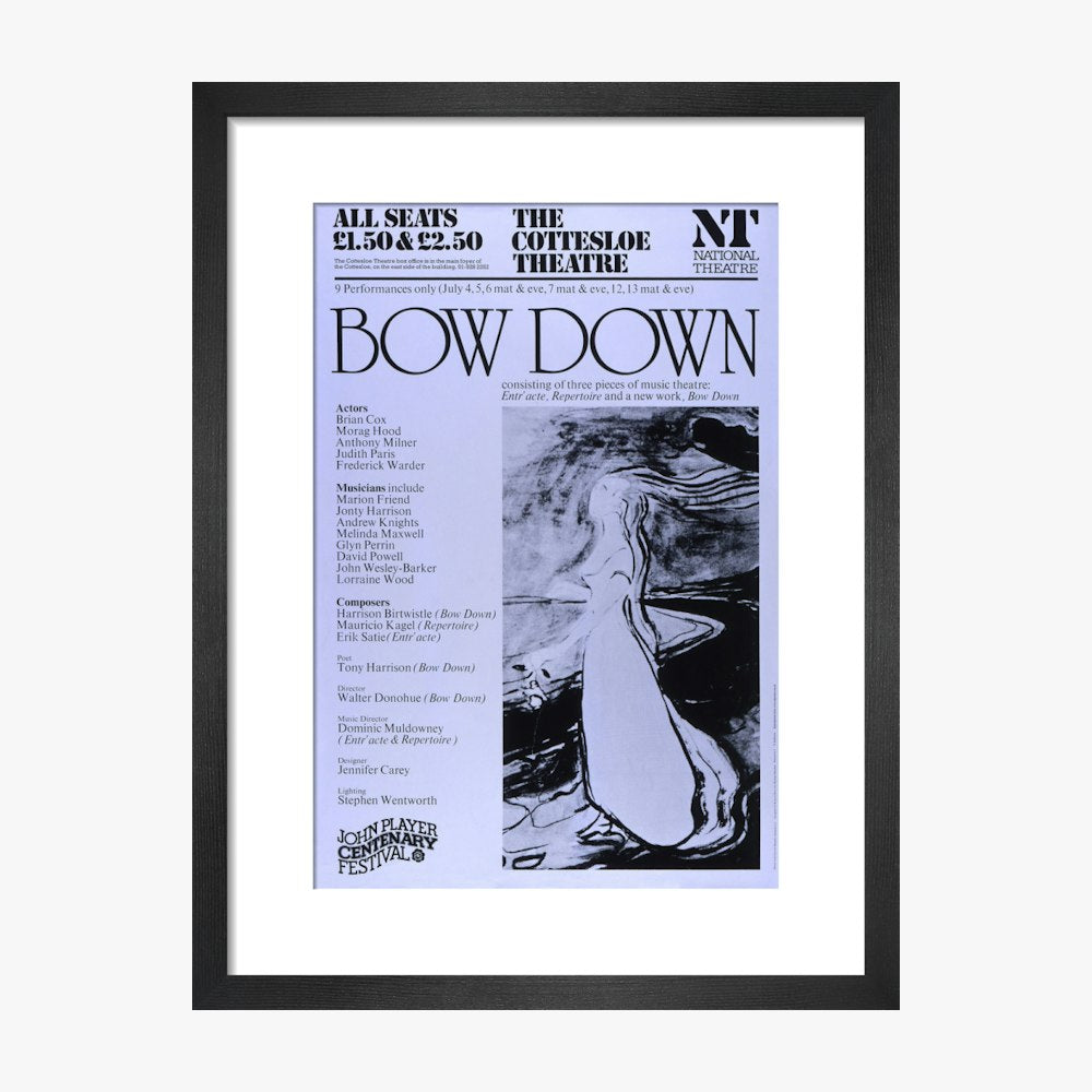 Bow Down 1977 Print