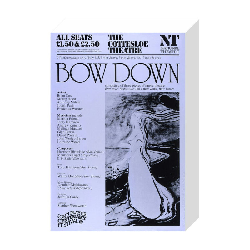 Bow Down 1977 Print