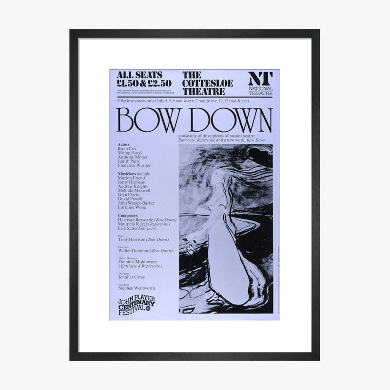 Bow Down 1977 Print