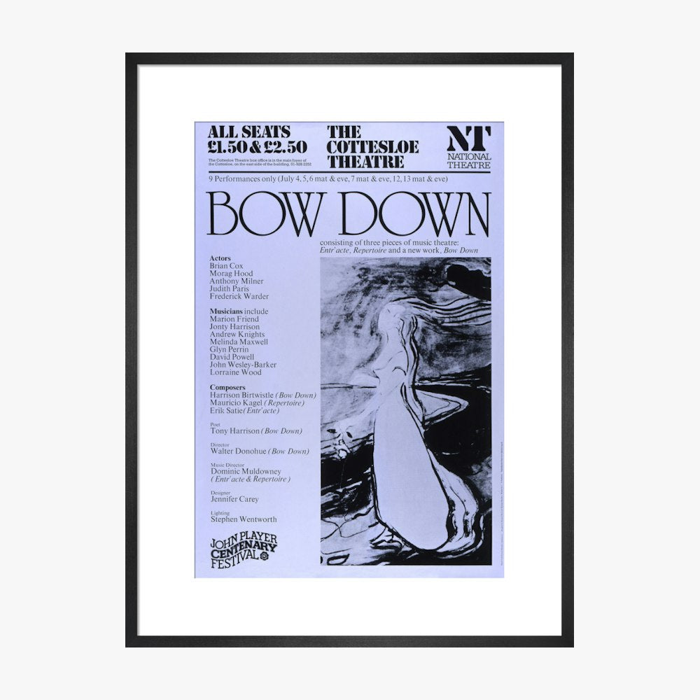 Bow Down 1977 Print