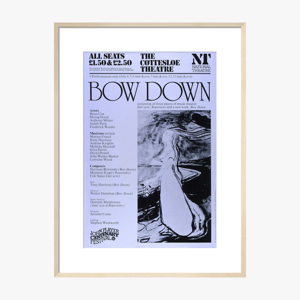 Bow Down 1977 Print