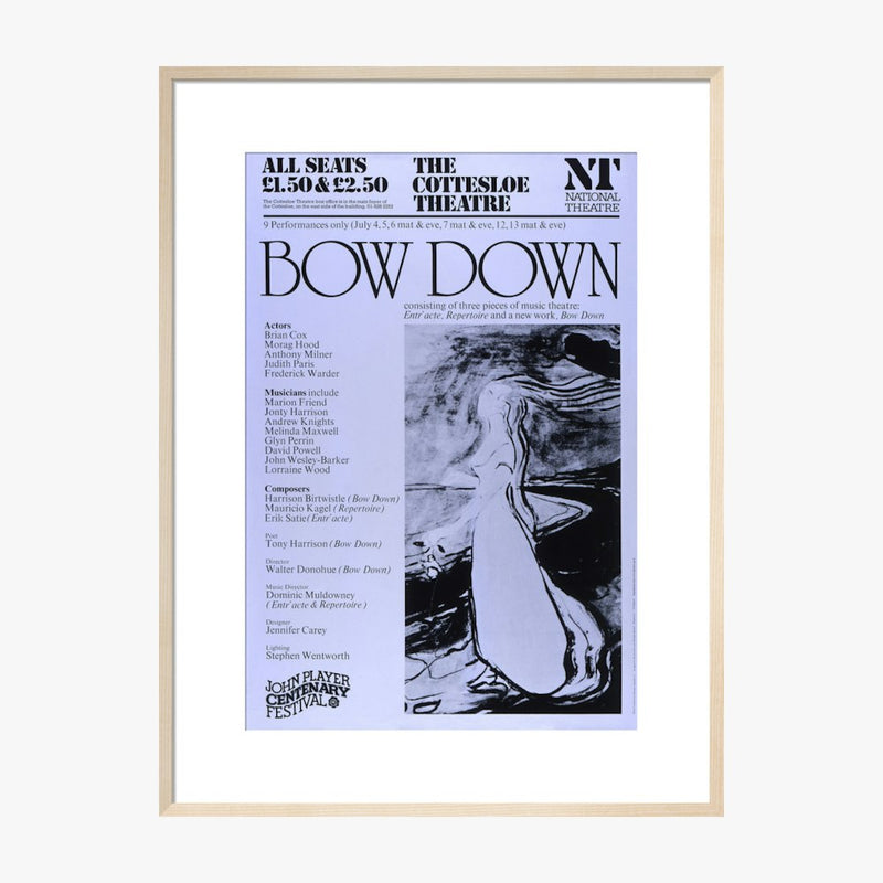 Bow Down 1977 Print