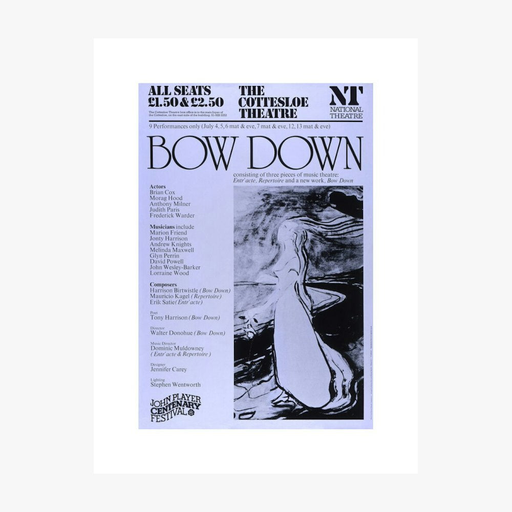 Bow Down 1977 Print