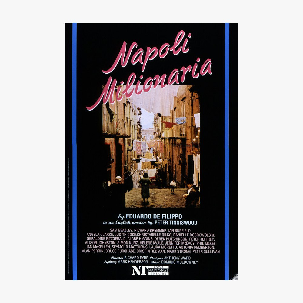 Napoli Milionaria 1991 Print