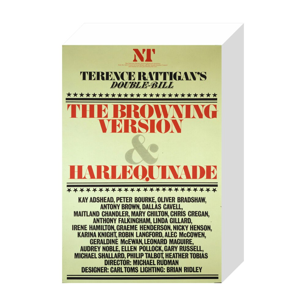 The Browning Version and Harlequinade 1980 Print