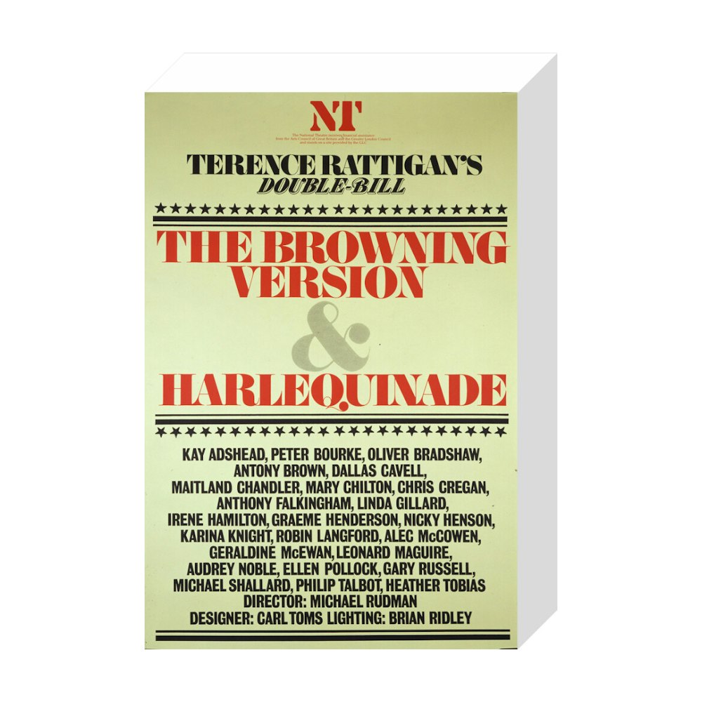 The Browning Version and Harlequinade 1980 Print