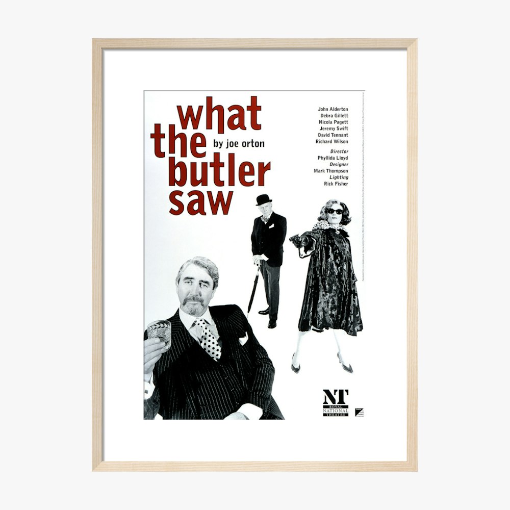What the Butler Saw 1995 Print National Theatre Shop