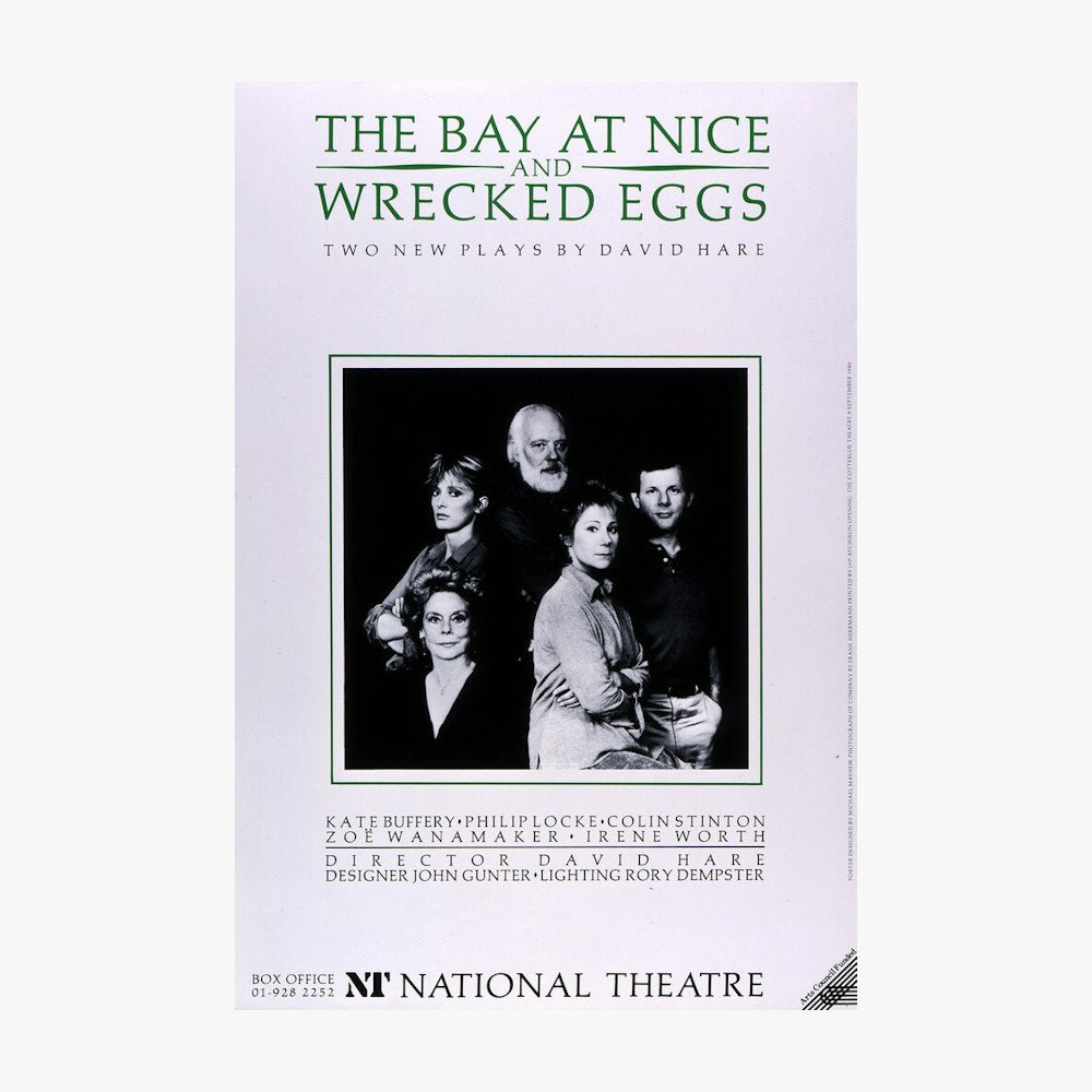 The Bay at Nice; Wrecked Eggs 1986 Print