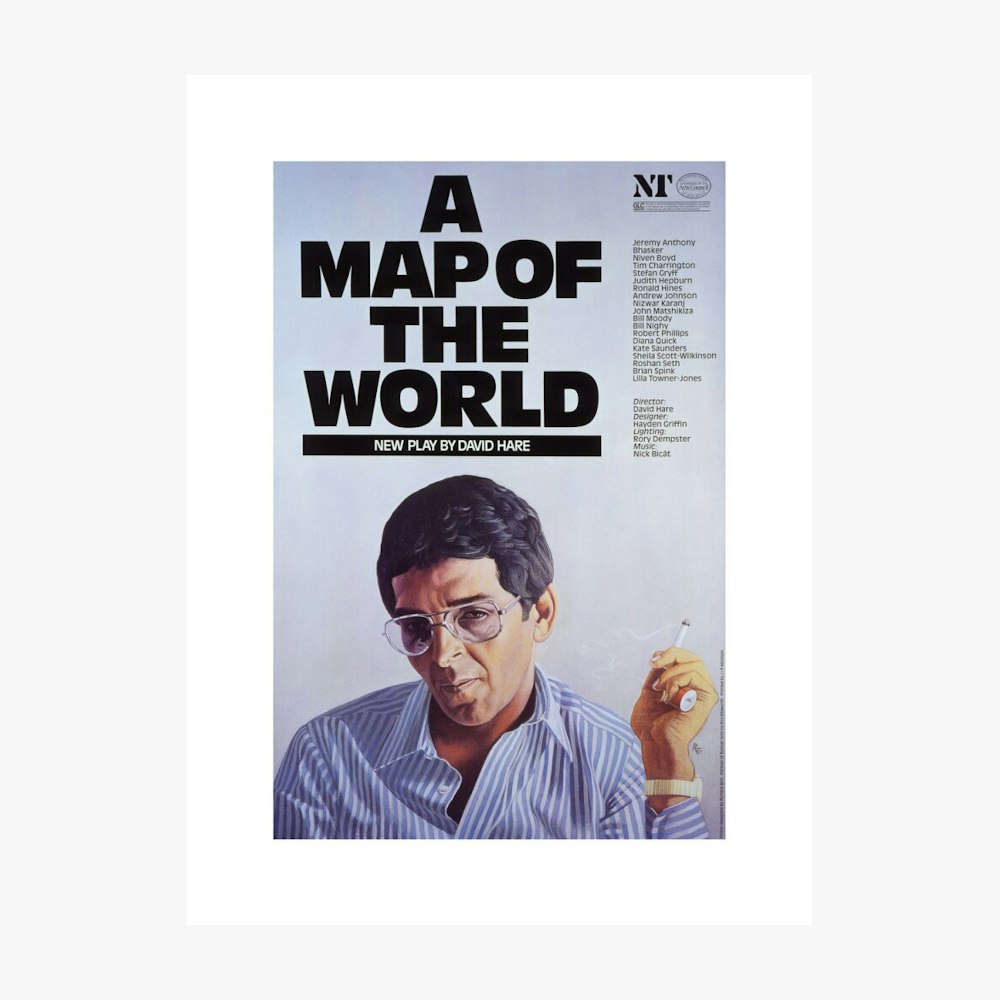 A Map of the World 1983 Print