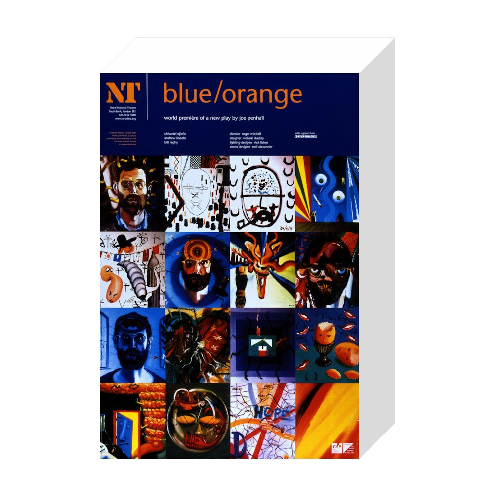 Blue/Orange 2000 Print