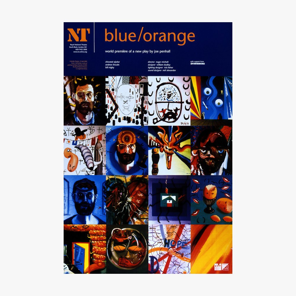 Blue/Orange 2000 Print