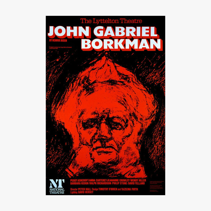 John Gabriel Borkman 1975 Print