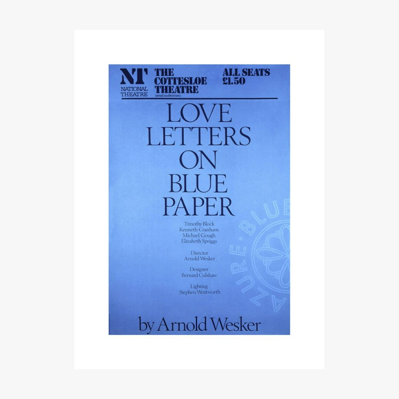 Love Letters on Blue Paper 1978 Print